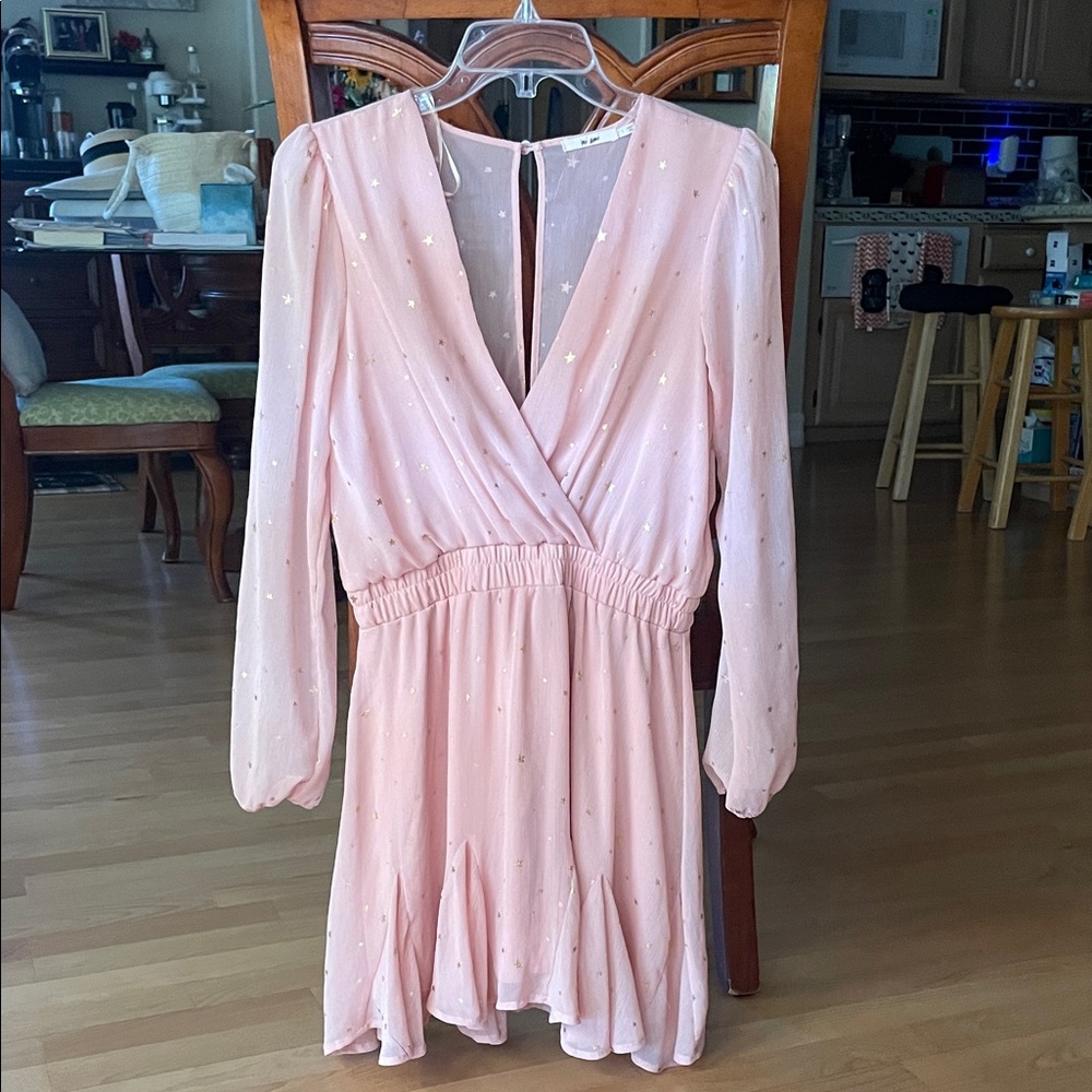 Miami Blush Long Sleeve Dress